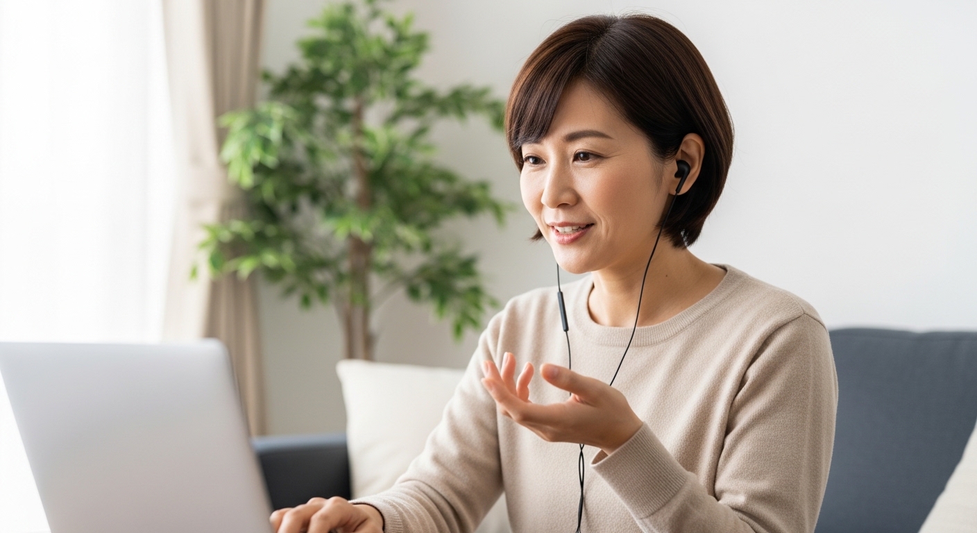 チャットGPTランキングを確認する日本人女性