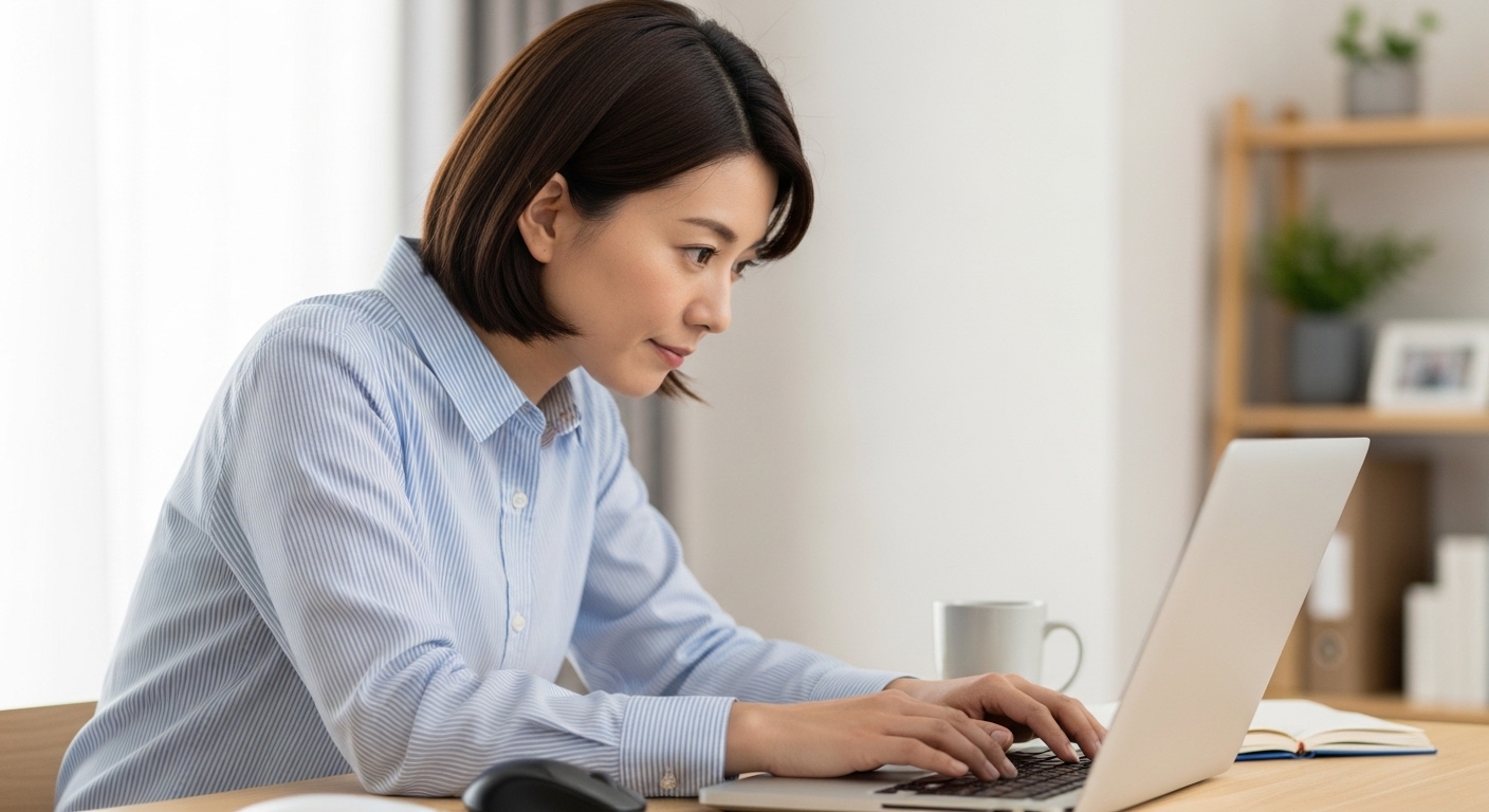 日本人女性がアフィリエイトの仕組みを理解