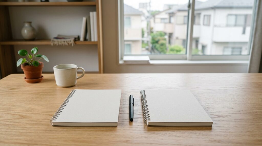 webデザイナーの仕事や働き方について比較検討しながら情報を整理する様子を表すイメージ画像