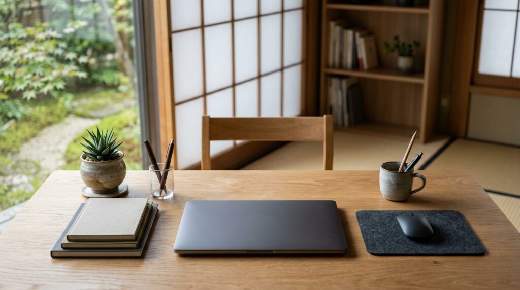 ChatGPTを活用した副業の仕組みや働き方について考える作業環境を表すイメージ画像